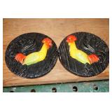 Pair of Rooster Wall Decor