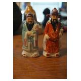 2 Porcelain Figurine of Asian Men