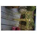 2 Yellow 2 Tiered Plant Stands