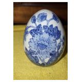 Porcelain Eggs Blue & White