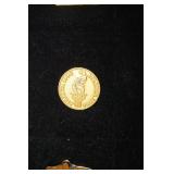 Gold Round 1996 Atlanta Olympic Pin