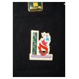 Atlanta 1996 Olympic Colorful Flame Pin