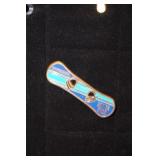Wintergreen Snowboard Pin