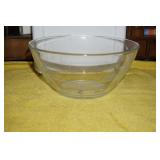 Princess House Glass Serving Bowl with Etchings