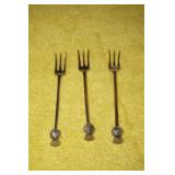 Three Rutherford Cocktail Forks