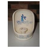 Dutch Delft Style Candle Holder Blue & White