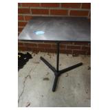 Small Portable Side Table in Garage