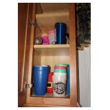 Cabinet Lot of Plastic Cups