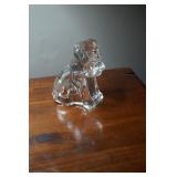 Glass Dog Figurine