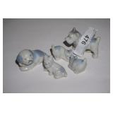 Collection of Blue & White Dogs