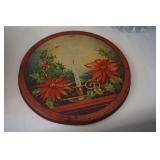 Vtg Cigar Box Vtg Tin Can w/buttons