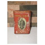 Prince Albert Crimrcut Pipe and Cigarette Tin Can