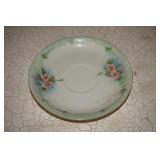 Green Saucers with Flowers