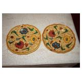 Two Lorenzo Dessert Plates made in Italy