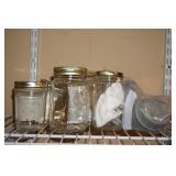 Collection of Canning Jars and Lids