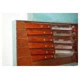 Pack E Wood 6PC VTG Steak Knife Set