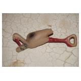 VTG Plastic Baby Rattle  Stork with Baby