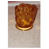 Moon and Stars Amber Toothpick Holder