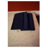 Set of Four Blue Linen Napkins