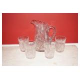 ABCG Lemonade Water Pitcher with Tumblers
