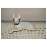 Iridescent Dog Figurine Laying Down