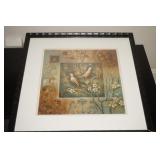 Framed and Matted Picture of  Birds