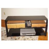 TV Stand with Contents