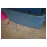 Blue Sterilite Tote with Lid
