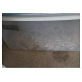 Tote Full of White Christmas Lights