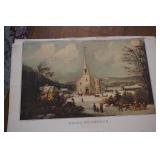 Collection of 12 Calendar Pictures from 1949