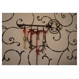 Key Wall Hanging with a Collection of Keys