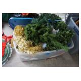 Large Tote of Christmas Decor  Tote Included