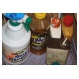 Lot of cleaning solutions