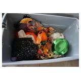 Large Tote of Halloween and ST Patty Decor