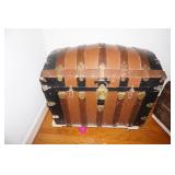 Large Antique Steamer Trunk