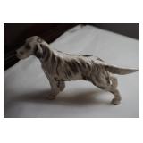 Porcelain Setter Dog Figurine