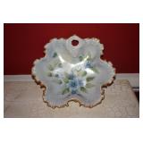 VTG Porcelain Serving Plate with Thumb Hole