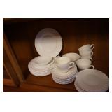 Classic White by J & G Meakin China  37pcs