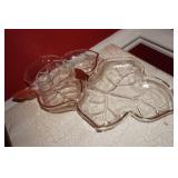 Set of Three Leaf Serving Dishes