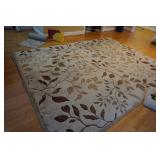 Charisma Bertant Large Area Rug With Leaves