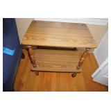 Modern Style Two Tier Rolling Table