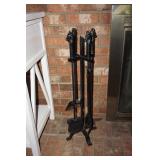 Horse Head Fire Place Tools