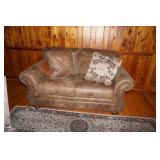 Brown Love Seat
