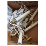 Box lot of Electric Candles found in Garage