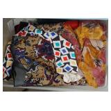 Small Tub of Ladies Scarves Found in Garage