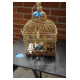 VTG Decorative Bird House with Contents