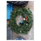 Lighted Christmas Wreath Found In Garage