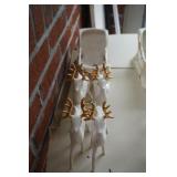 Ceramic Sled and Four Reindeer