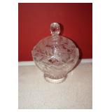 Lead Crystal Candy Dish with Lid