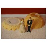 VTG Bride and Groom Wedding Cake Toppers
